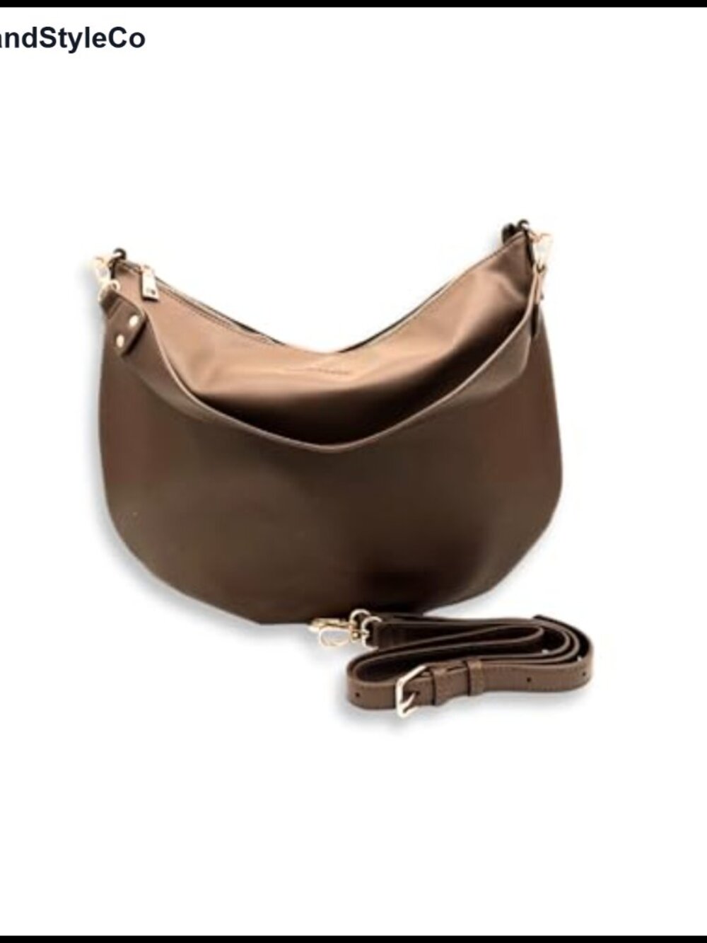 Savannah Slouchy Vegan Leather Tote Bag Removable Adjustable Strap Crossbody
